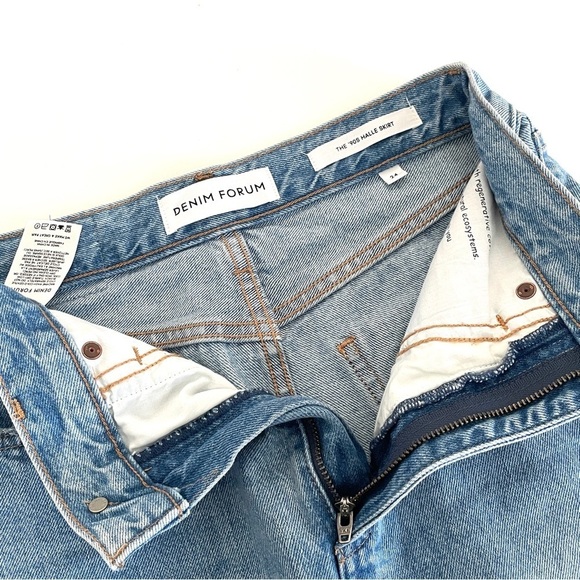 Denim Forum The '90s Halle Denim Skirt from Aritzia - Picture 7 of 12